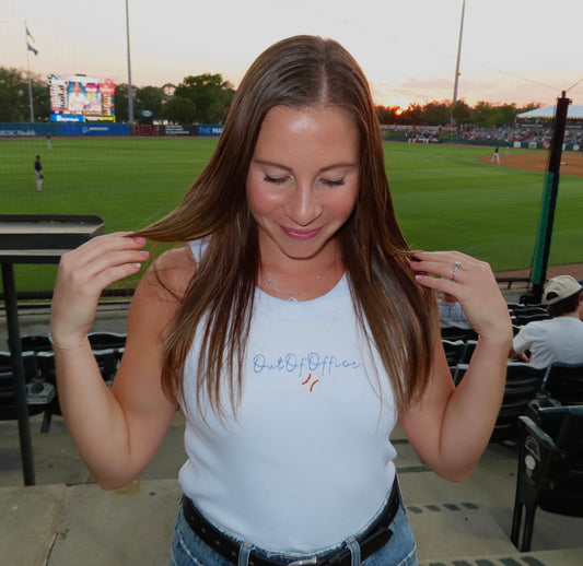 Out Of Office Tank (Cropped) - Baseball Collection